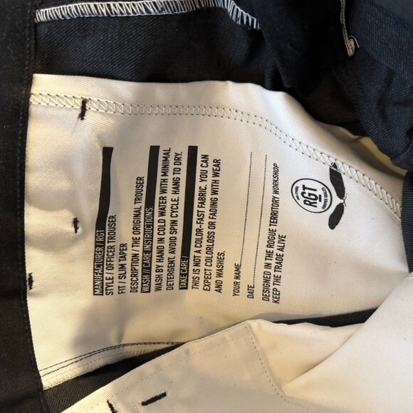 Rouge Territory / OFFICER TROUSER / SLIM TAPER / THE ORIGINAL TROUSER - Picture 7 of 10